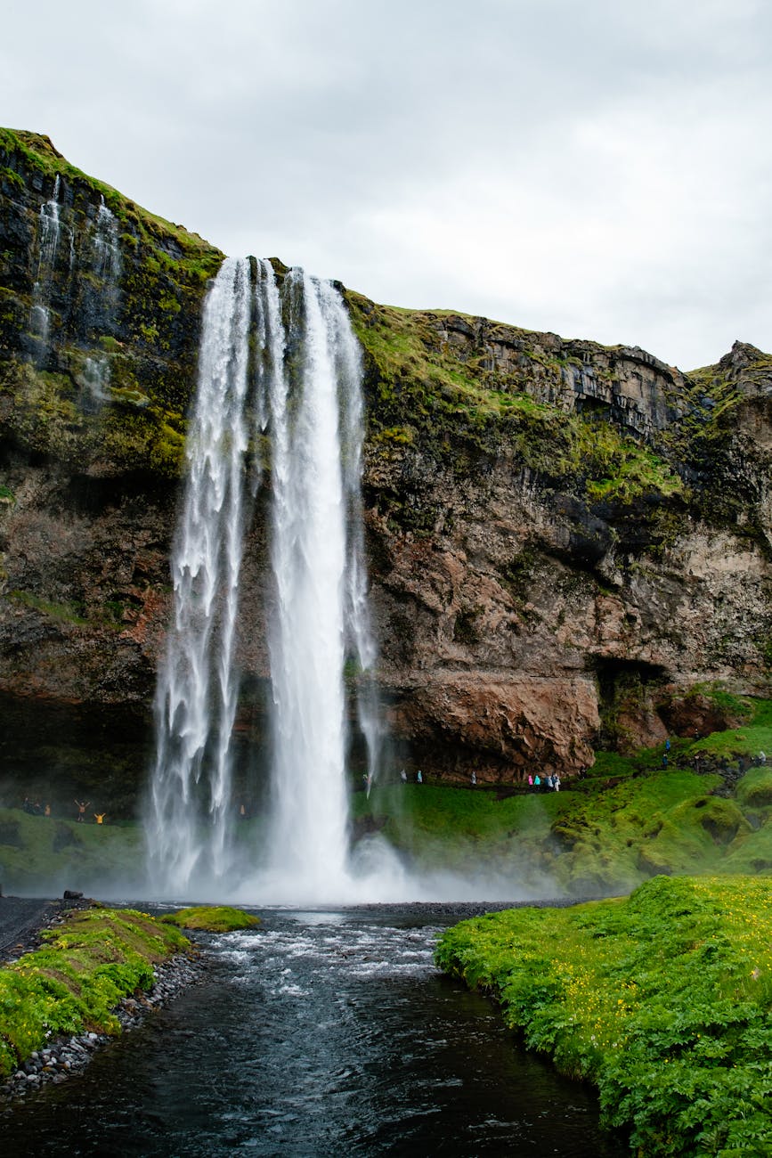 South Coast—waterfalls and black beaches in Iceland