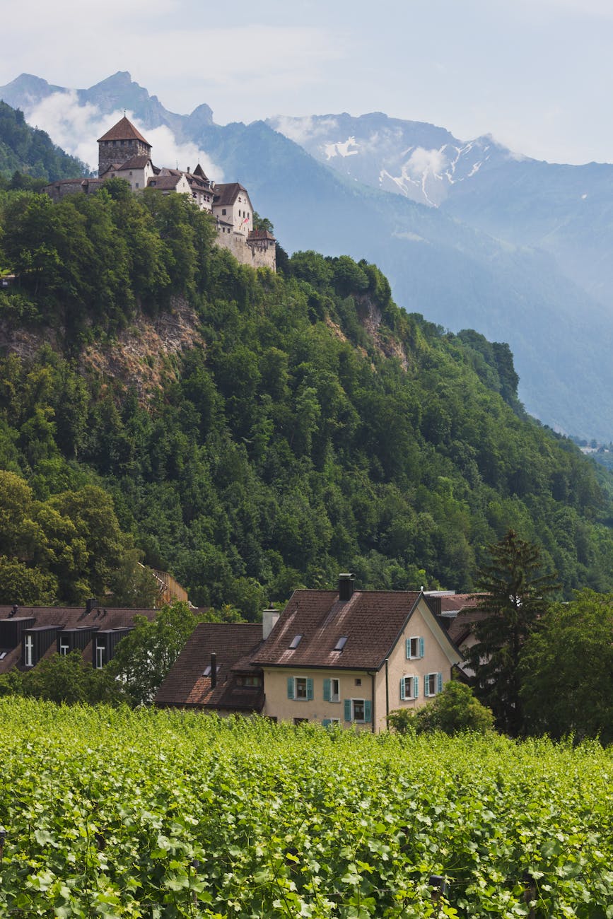 Vaduz—micro-capital with castle views in Liechtenstein
