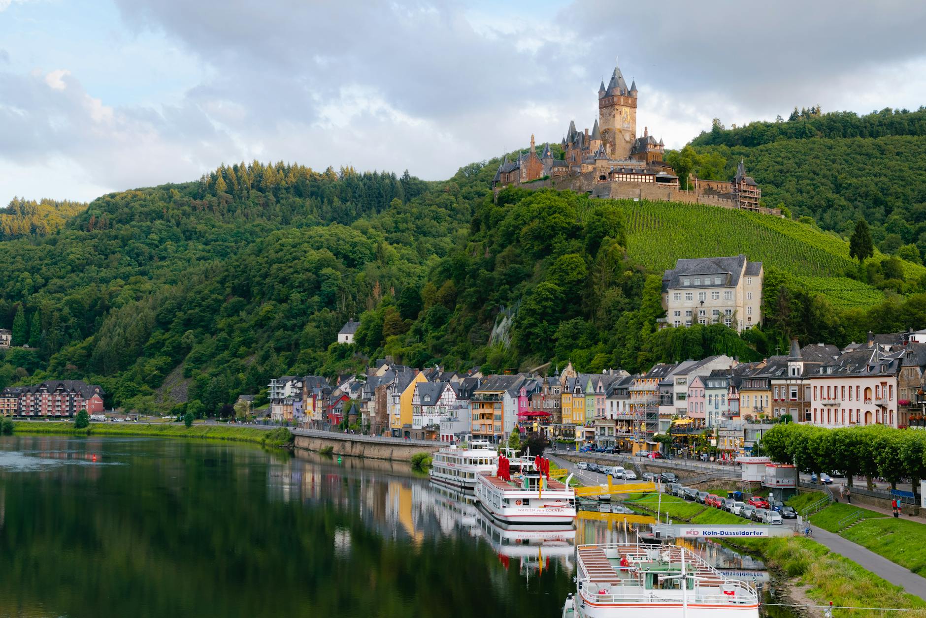 The Rhine—vineyards, medieval towns, and castles in Germany