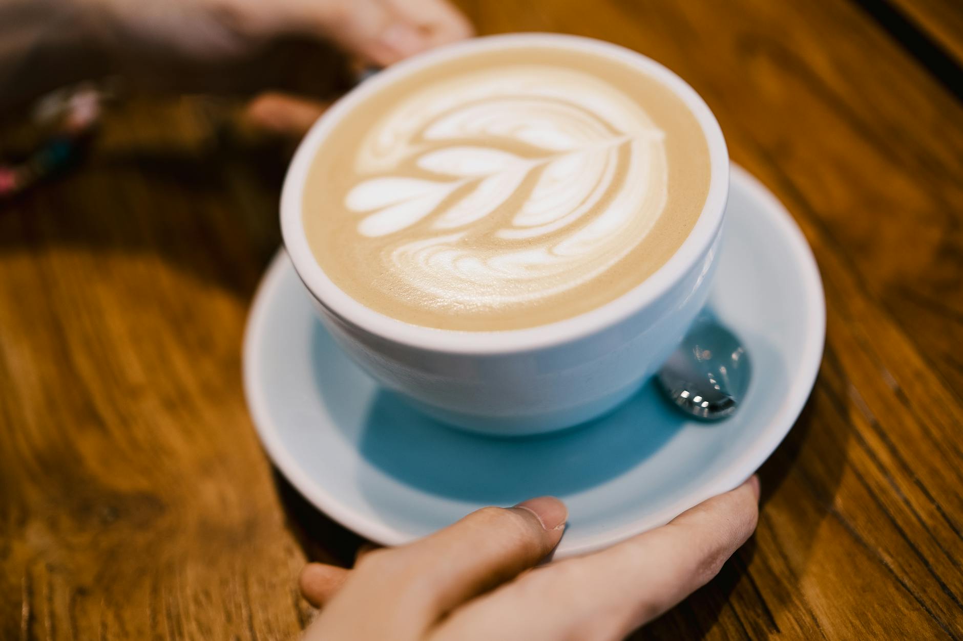 Coffee cafe morning latte art warm atmosphere