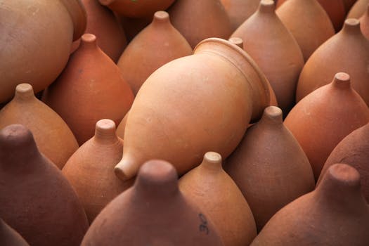 Amphora wine vessels