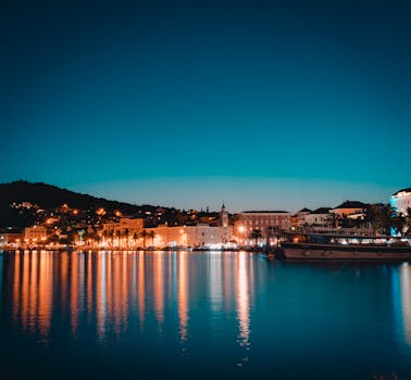 Brac island waterfront Croatia