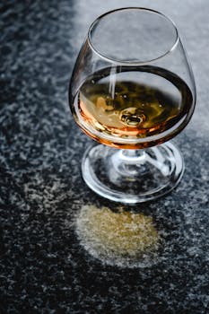 Rémy Martin Cognac snifter glass tasting