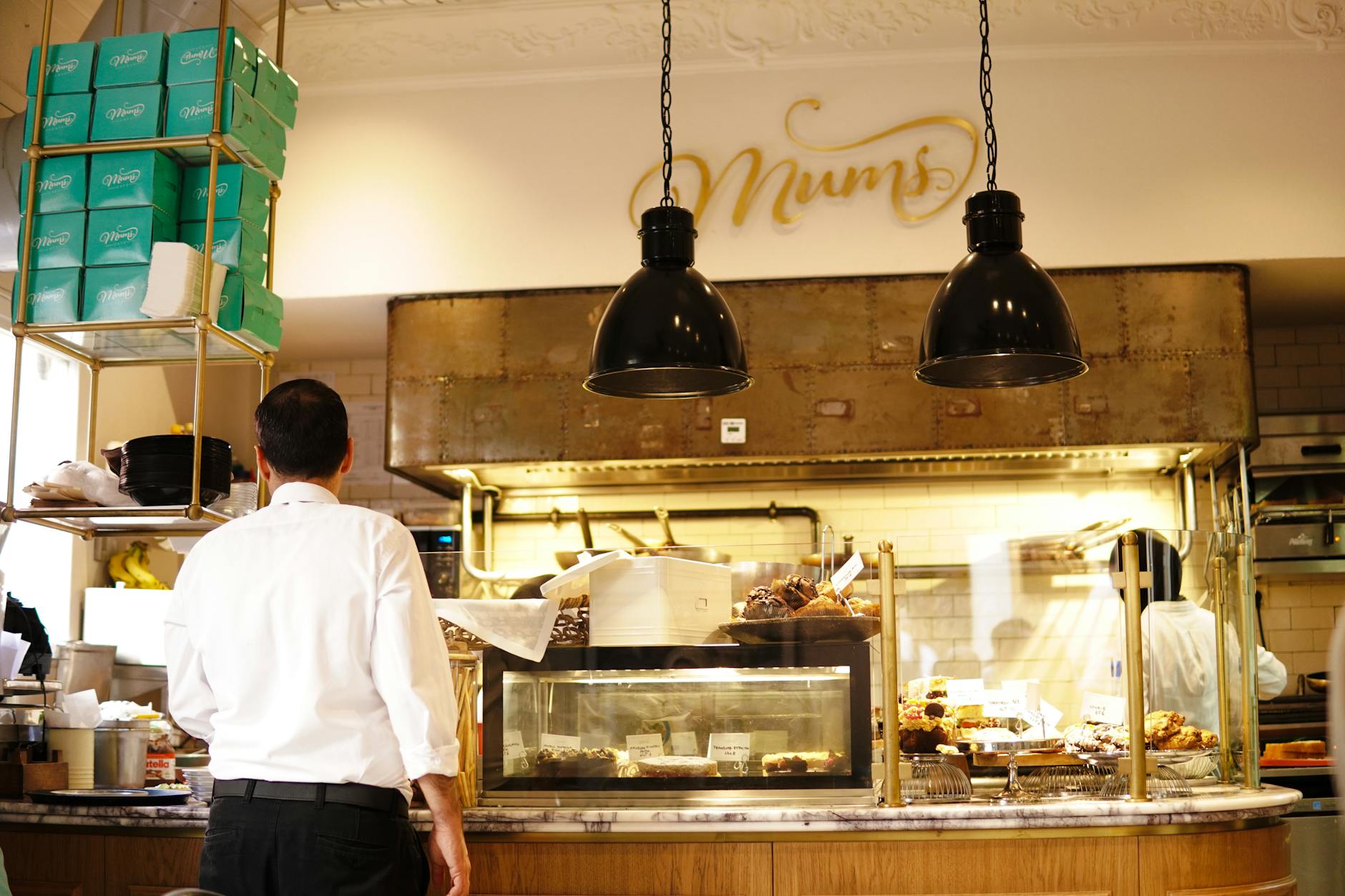Café Gerbeaud patisserie cake pastry elegant counter Budapest