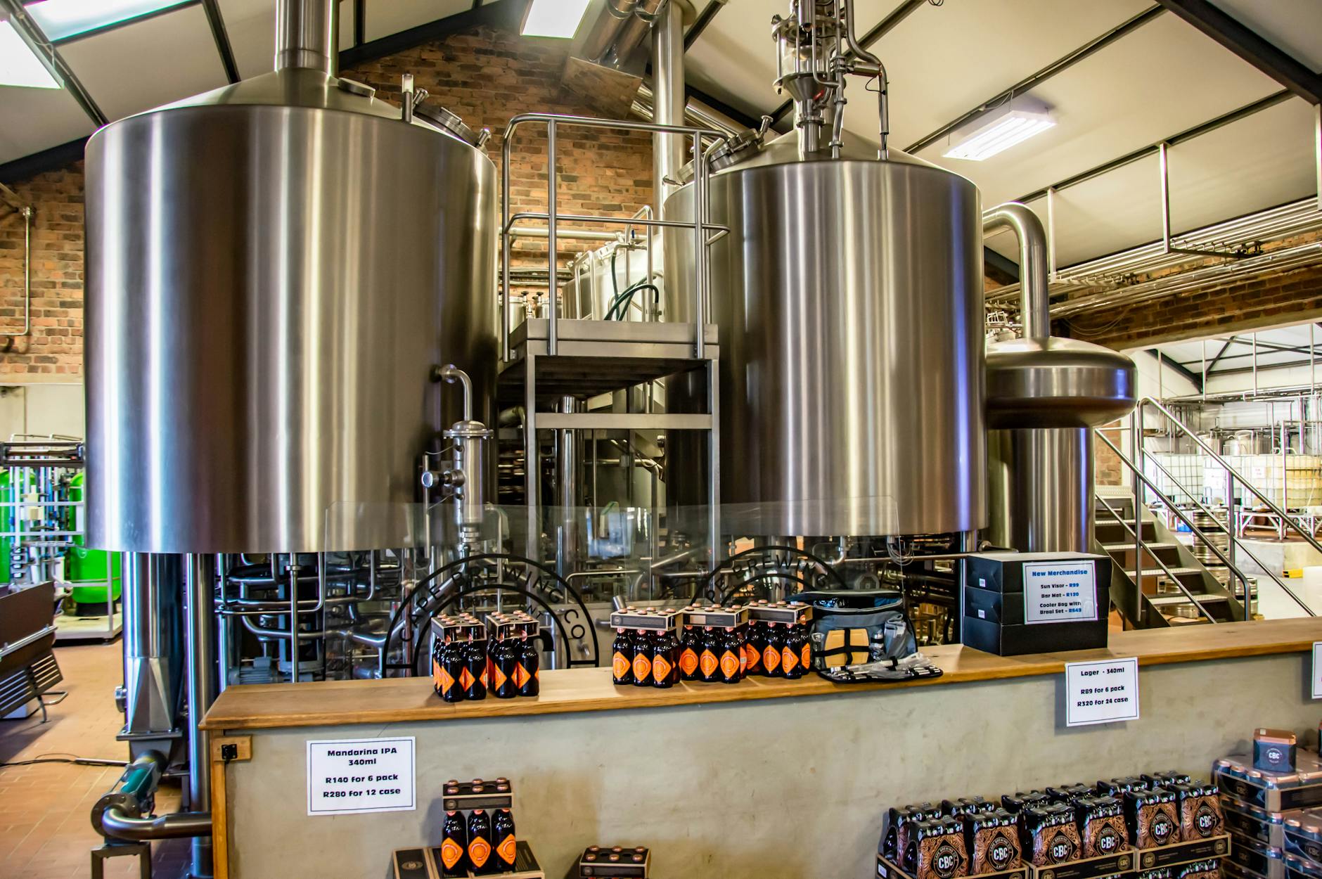 Craft brewery industrial stainless steel tanks equipment