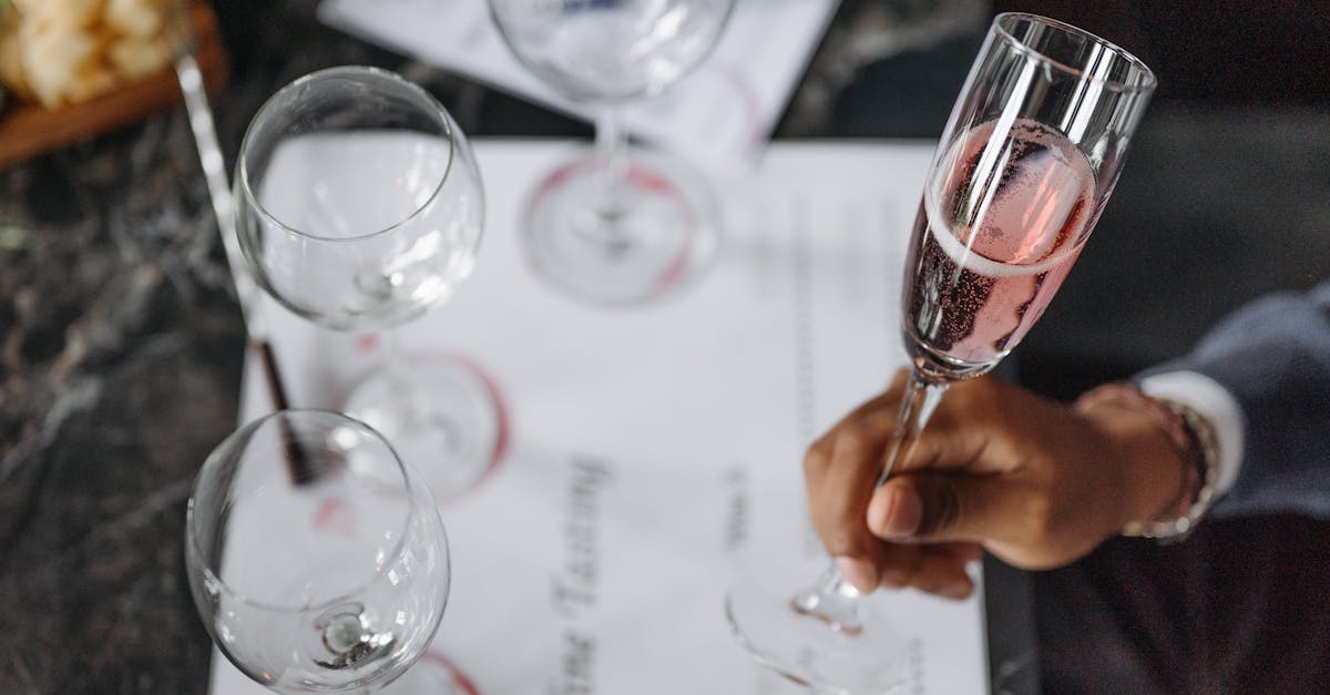 Wine tasting glasses lined up at an Indian winery tasting room