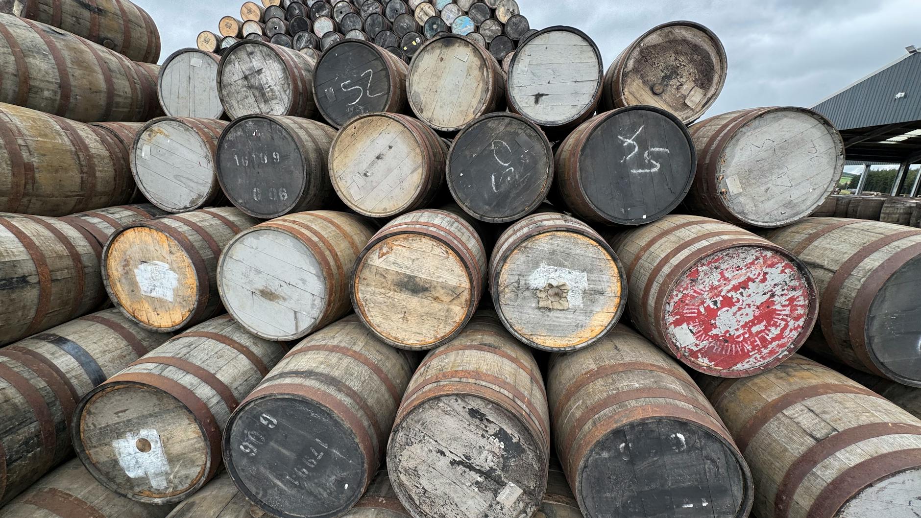 Suntory Hakushu Distillery whisky barrel warehouse forest Minami Alps Yamanashi Japan