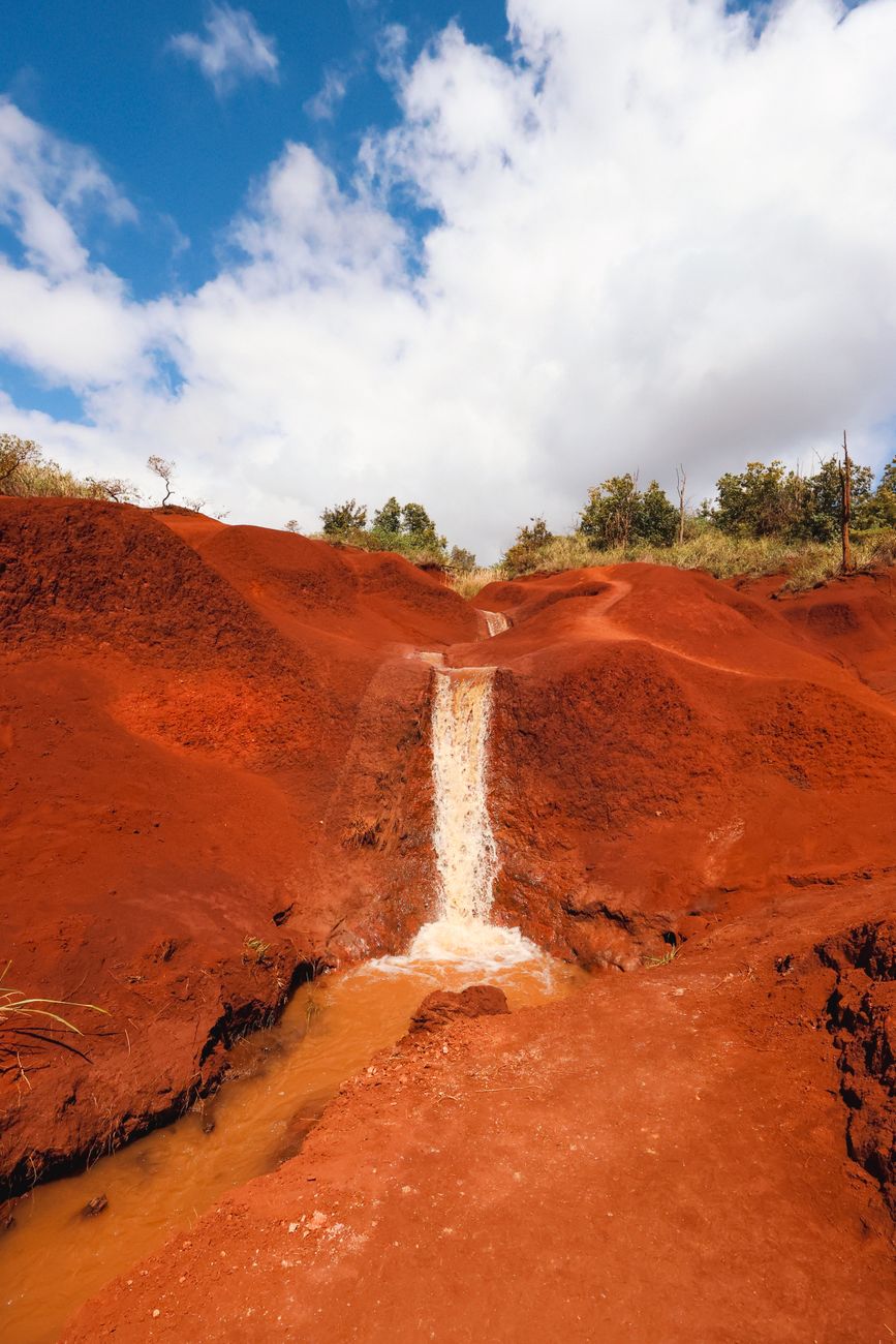 The west-side town of Waimea, gateway to Waimea Canyon on Kauai