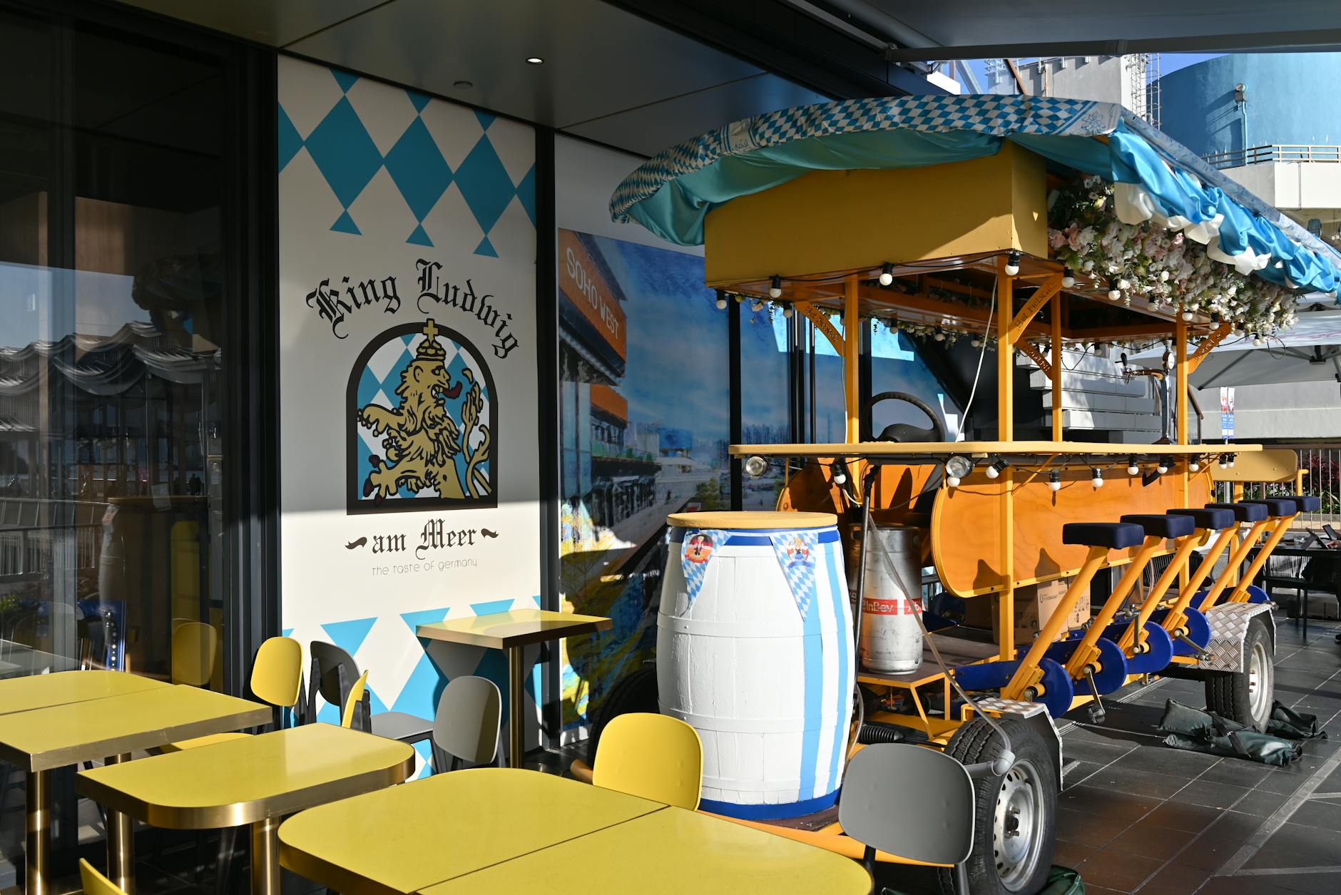 Braustube Schaan Liechtenstein brewery restaurant beer garden beer on tap alpine