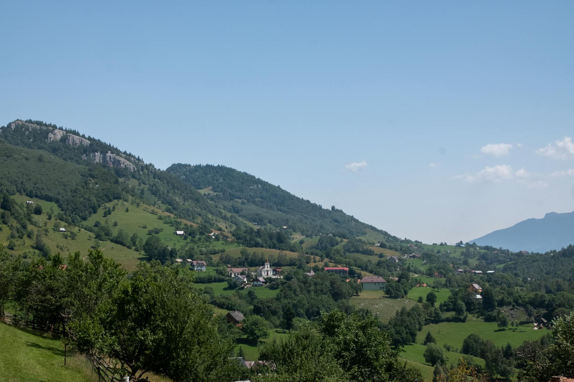 Carpathian mountains village rural Romania scenic Maramures traditional