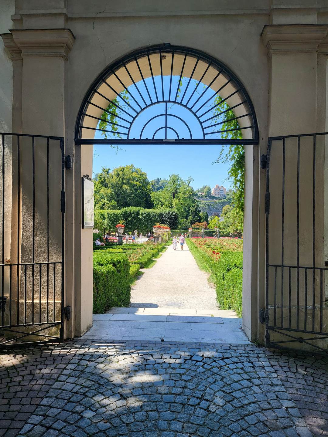 The wrought-iron signs of the Getreidegasse in Salzburg