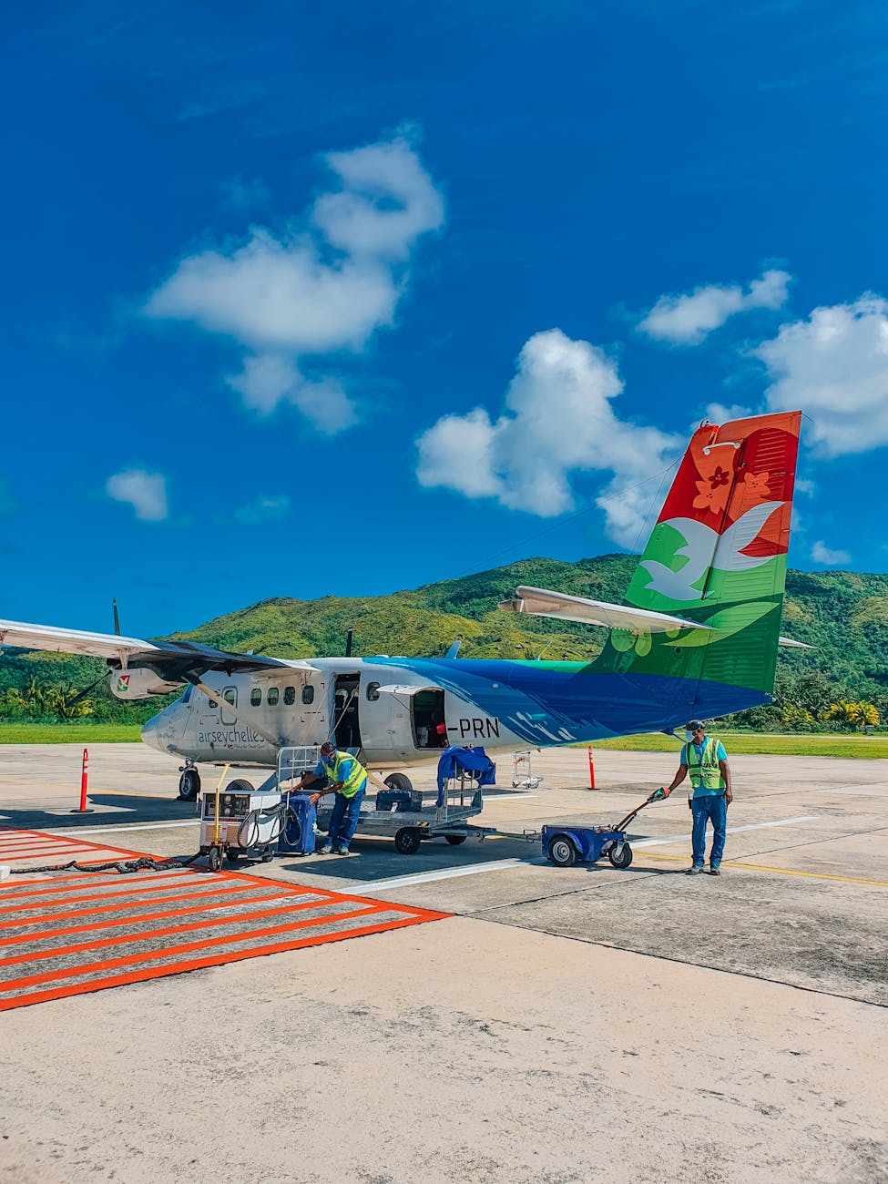 Victoria and Mahé in Seychelles