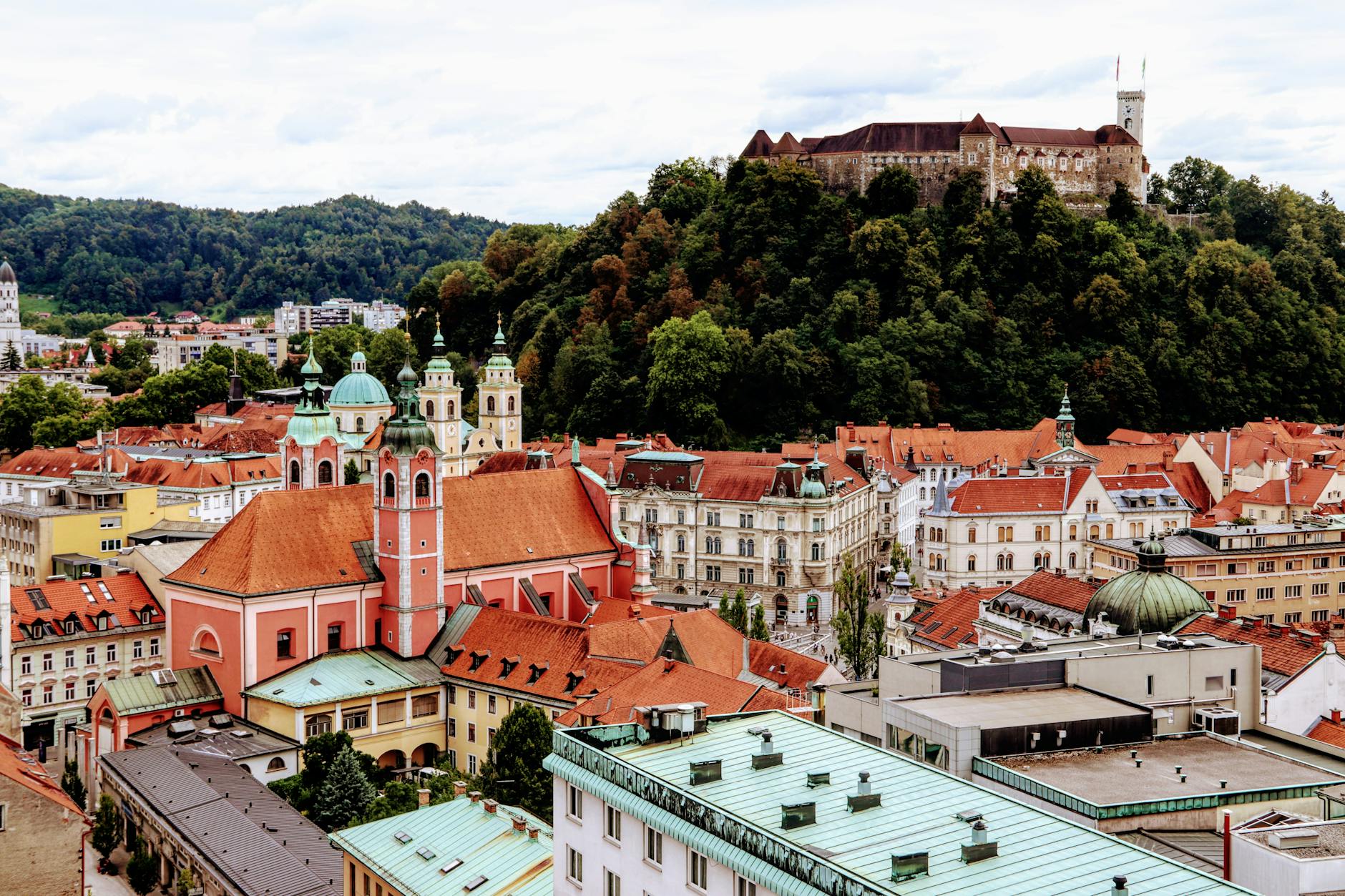 Ljubljana—green capital with Baroque flair in Slovenia