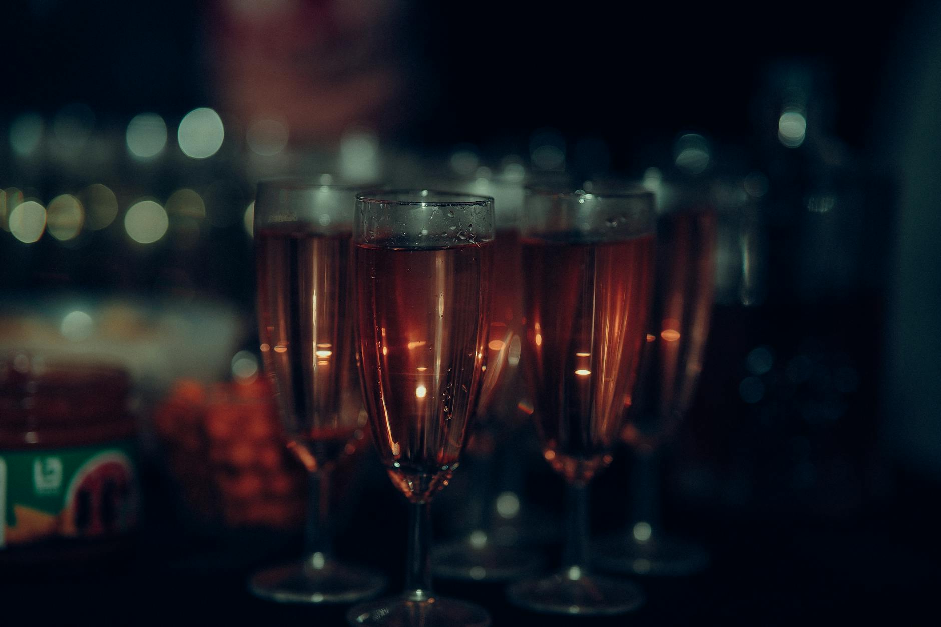 sparkling wine champagne half white wine cocktail glasses celebration