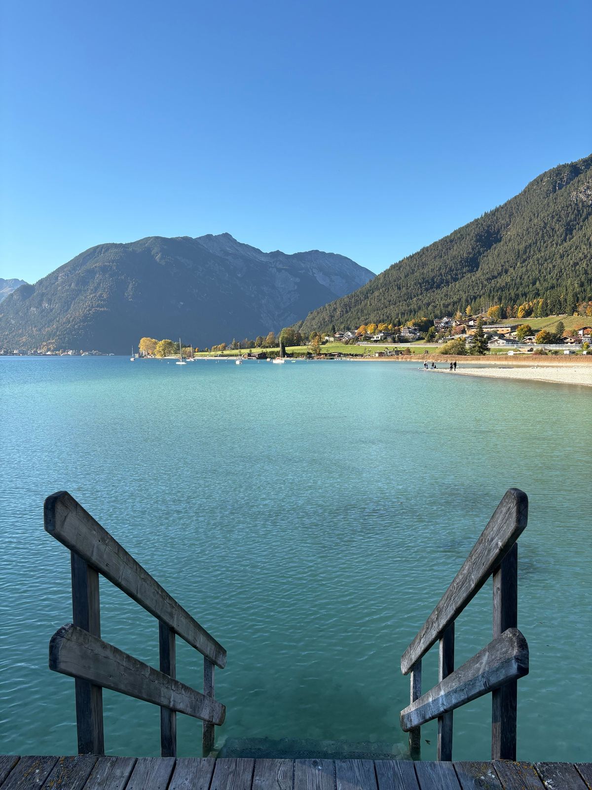 The lakeside town of Zell am See