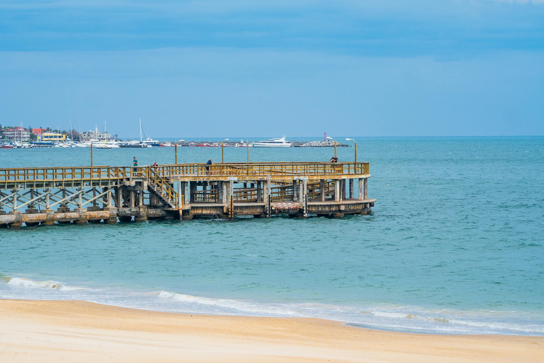 Punta del Este Atlantic beach Uruguay sunny